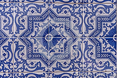 Azulejos Portuguese tiles Stock Photo