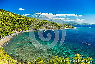 Azure beach Amed Stock Photo