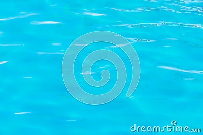 Azure transparent clear water pool aqua background Stock Photo