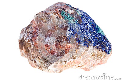 Azurite mineral isolated. Stock Photo