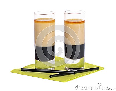 B52 Cocktail Shooter Stock Photo