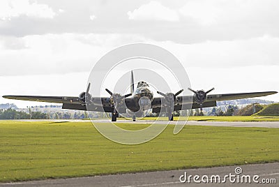 B17 Flying Fortress Stock Photo