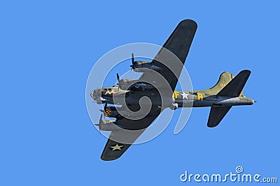 B17 Flying Fortress Stock Photo