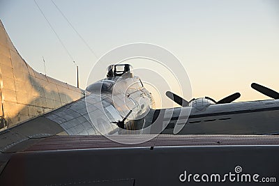 B17 looking forward Stock Photo