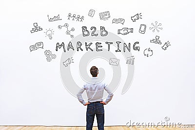 B2b marketing Stock Photo