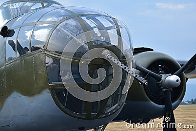 B-25 Mitchell Medium Bomber Editorial Stock Photo