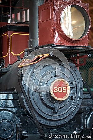 B O 305 Baltimore Ohio Railroad 4-6-0 Davis Camel, Ten Wheeler Editorial Stock Photo