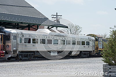 B O No.9913 Baltimore Ohio Railroad Rail Diesel Car Editorial Stock Photo