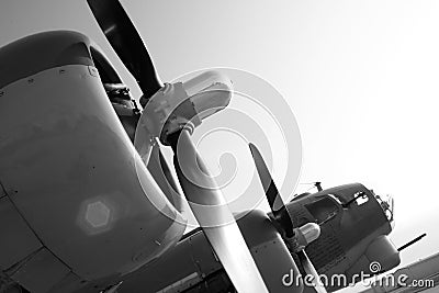 B17 Bomber Stock Photo