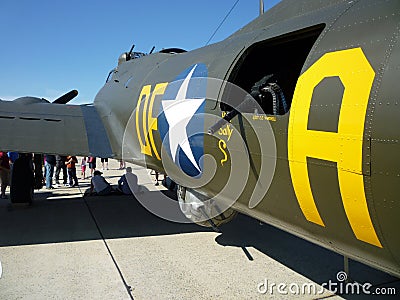 B17 Bomber Fuselage Editorial Stock Photo