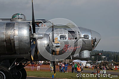 B17 Flying Fortress Editorial Stock Photo