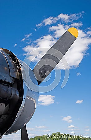 B17 WWII Plane Stock Photo