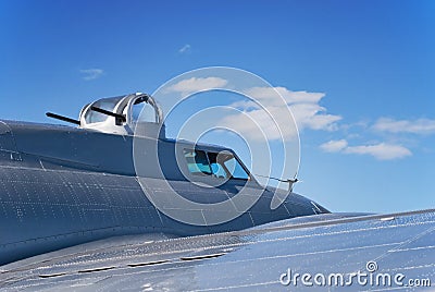 B17 WWII Plane Stock Photo