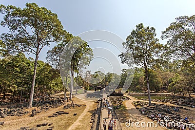 Ba Phuon Temple, Angkor Thom, Siem Reap, Cambodia. Editorial Stock Photo