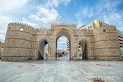 Baab Makkah, ruined fortified Mecca gate, Jeddah Stock Photo