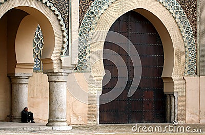 Bab El Mansour Editorial Stock Photo