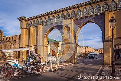 Bab Moulay Ismail, Meknes Editorial Stock Photo