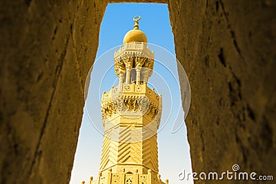 Bab Zuweila Minaret Stock Photo