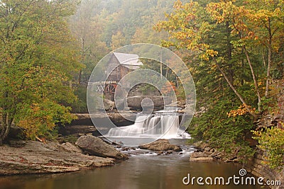 Babcock Grist Mill Stock Photo