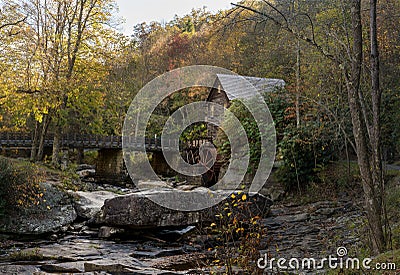 Babcock grist mill in West Virginia Stock Photo