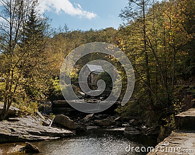 Babcock grist mill in West Virginia Stock Photo