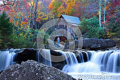 Babcock state park Stock Photo