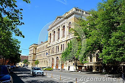 Babes-Bolyai University in Cluj-Napoca, Transylvania Editorial Stock Photo