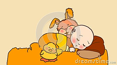 Babies sleeping Stock Photo