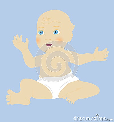 Baby Vector Illustration