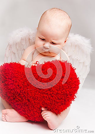 Baby angel Stock Photo
