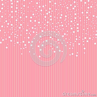 Baby background with stars. Kids pattern for children room. Stock Photo