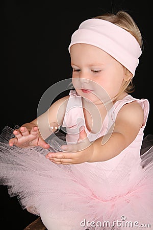 Baby Ballerina Stock Photo