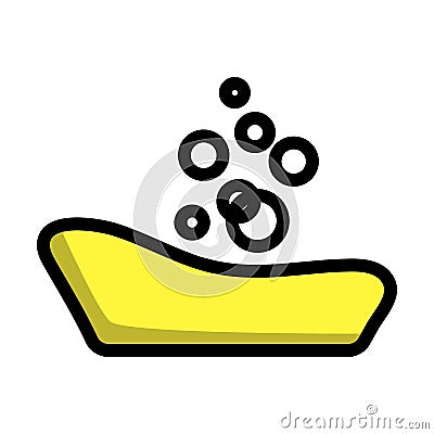 Baby Bathtub Icon Vector Illustration