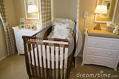 Baby bedroom Stock Photo