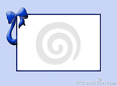 Baby blue border Stock Photo