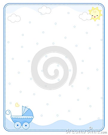 Baby border / frame Vector Illustration