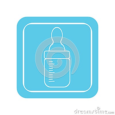 baby bottle Vector Illustration