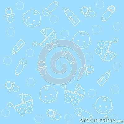 Baby Boy Background Royalty Free Stock Images - Image: 9972139