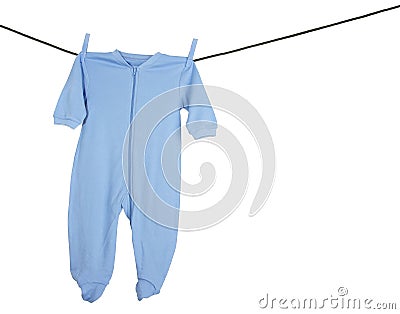 Baby boy sleeper Stock Photo