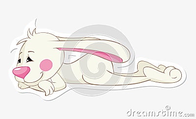 Baby bunny Vector Illustration