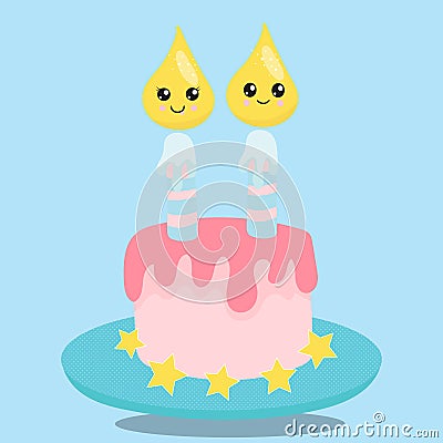 BABY CAKE 08 Vector Illustration