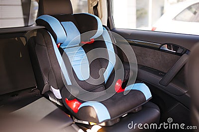 Baby car seat Stock Photo