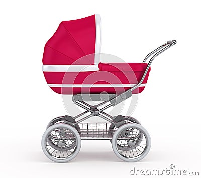 Baby Carriage Stock Photo