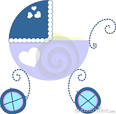 Baby carriage Stock Photo