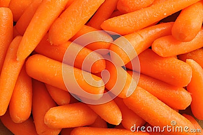 Baby Carrots Stock Photo