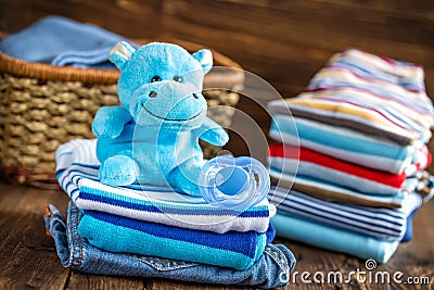 Baby clothes Stock Photo