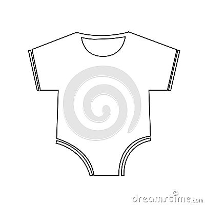 Baby clothing icon Illustration sign design Vector Illustration