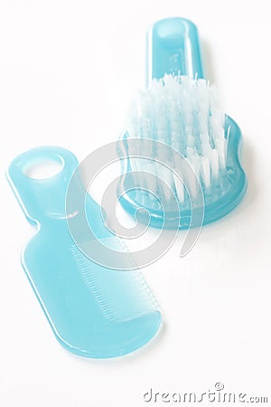 Baby comb Stock Photo