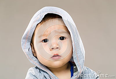 Baby confused Stock Photo