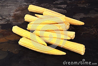 Baby Corn Stock Photo